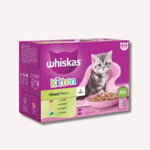 Whiskas Sachet Kitten Mixed Menu Jelly 85g